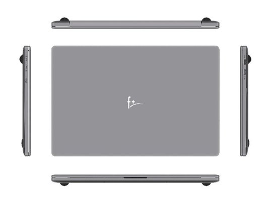 Ноутбук F+ Flaptop R 15/Ryzen 5 5600U/8Gb/512Gb/15.6FHD IPS/Win11 серебристый